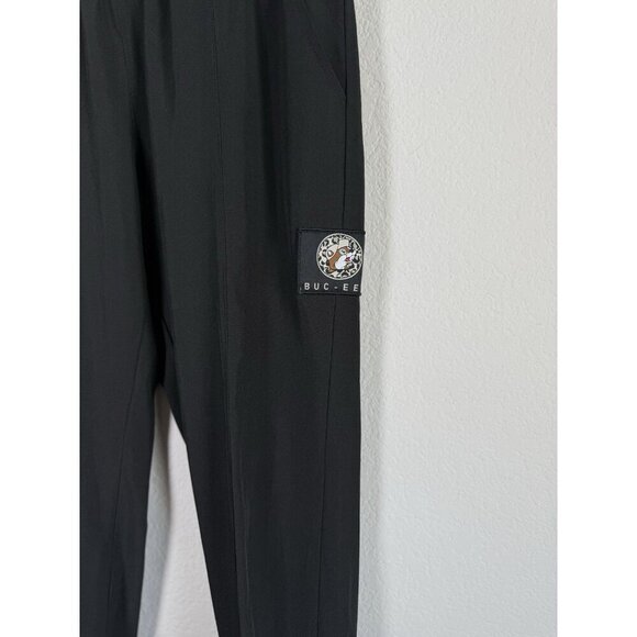 Buc-ees Women’s Black Embroidered Logo Lightweight Jogger Pants Size Small - Picture 6 of 13